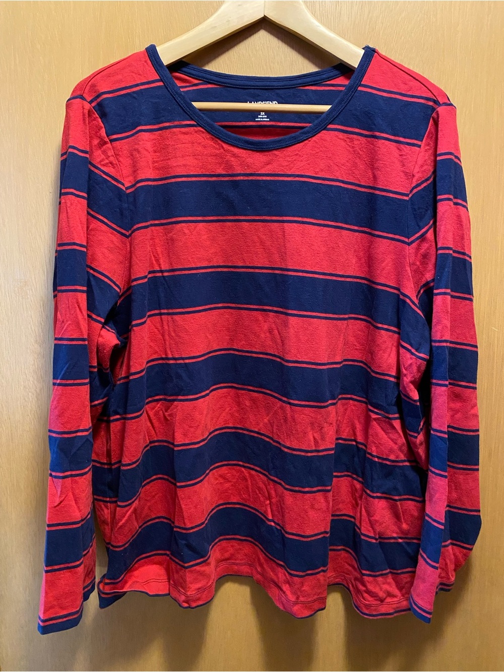 Lands’ End women’s plus size shaped fit long sleeve T size 3X